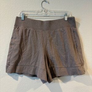 Pact Women’s Grey/Purple Organic Cotton Lounge Short - XL